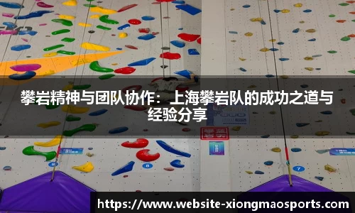 攀岩精神与团队协作：上海攀岩队的成功之道与经验分享